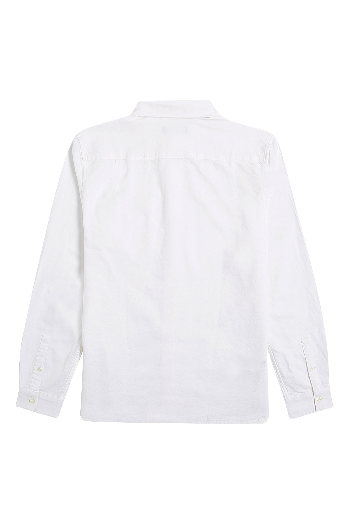 Fred Perry Oxford LS Shirt White