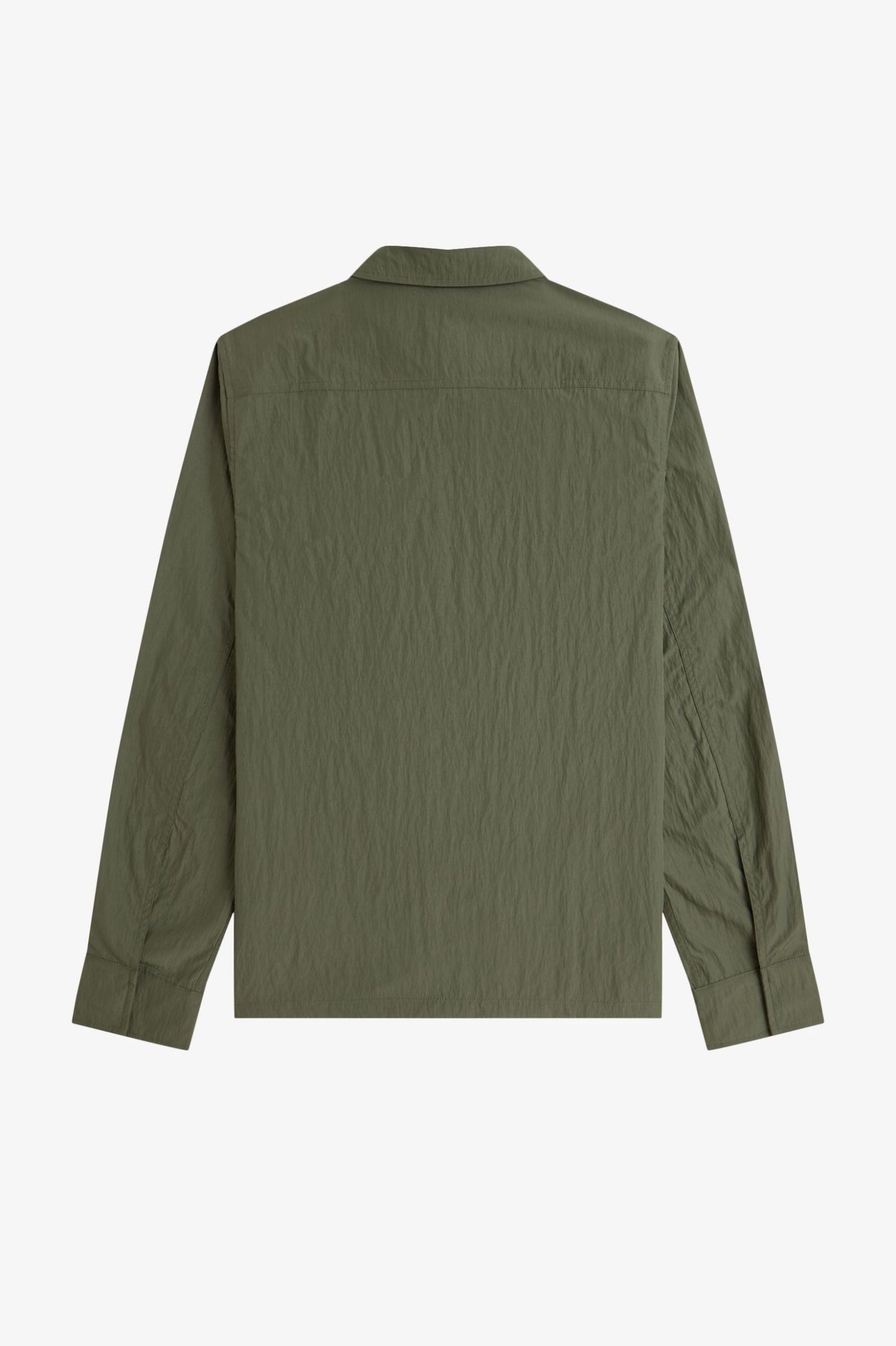 Fred Perry Zip Thru Overshirt Court Green