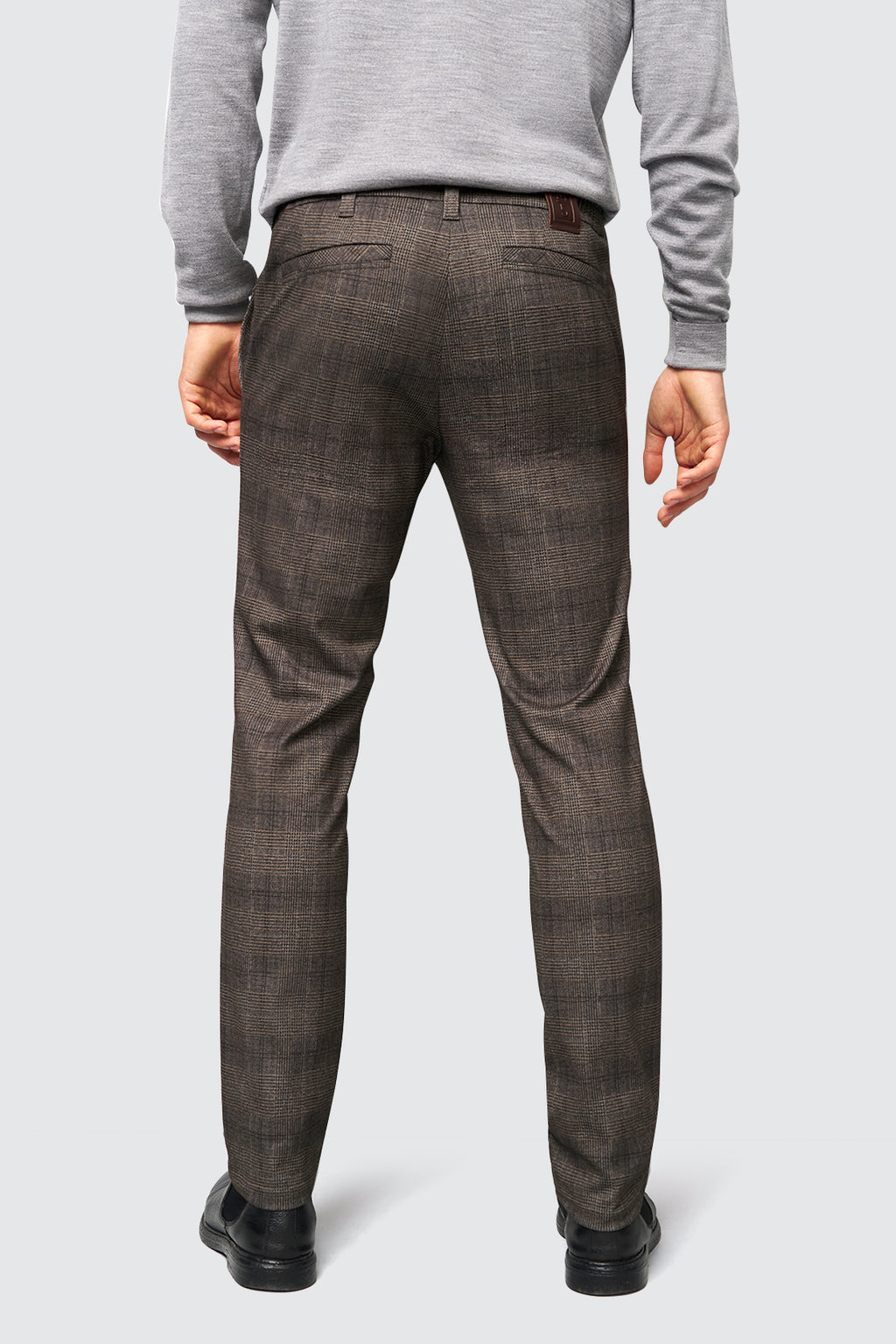 Meyer M5 POW Check Trouser Black/Beige