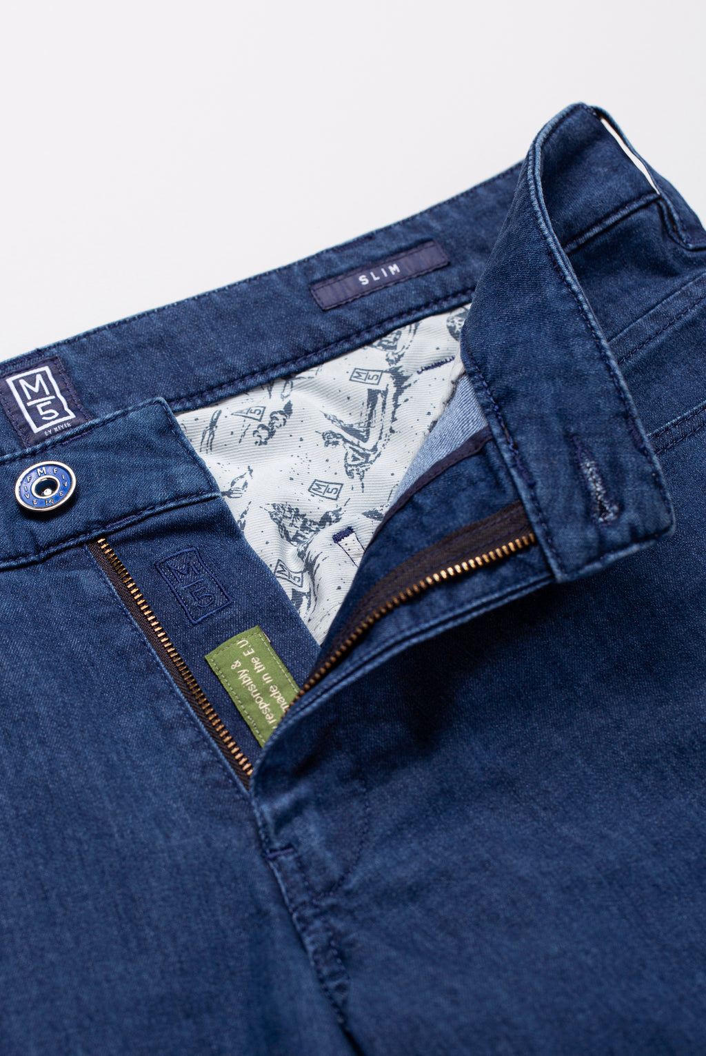 Meyer M5 Regular Fit Jean 34L Dark Denim