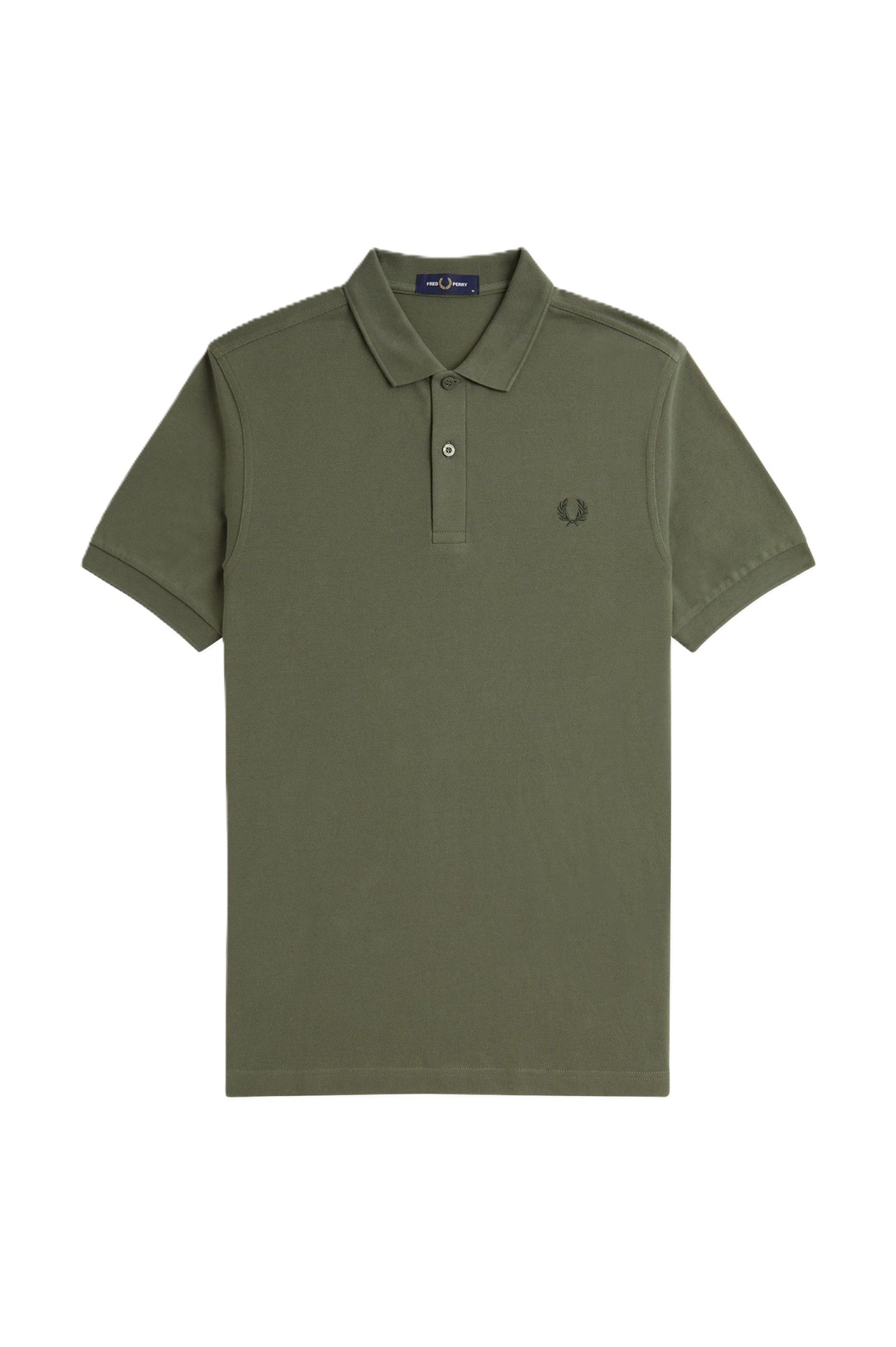 Fred Perry Plain Polo Shirt Laurel/Green