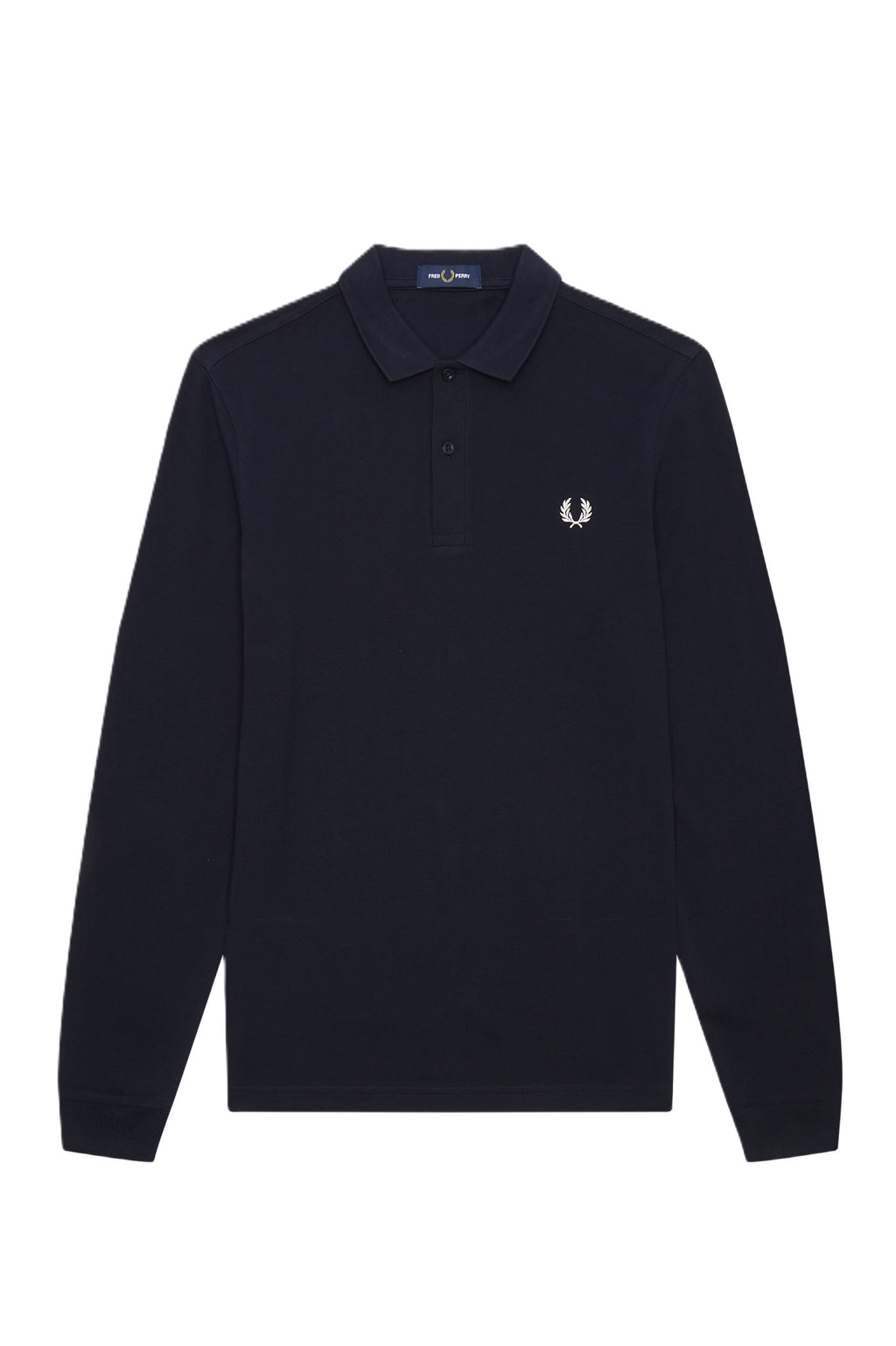 Fred Perry LS Plain Polo Navy