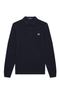 Fred Perry LS Plain Polo Navy