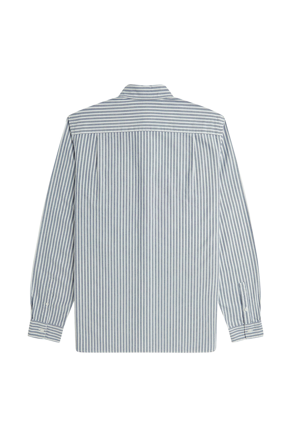 Fred Perry Striped Oxford LS Shirt Tennis Blue