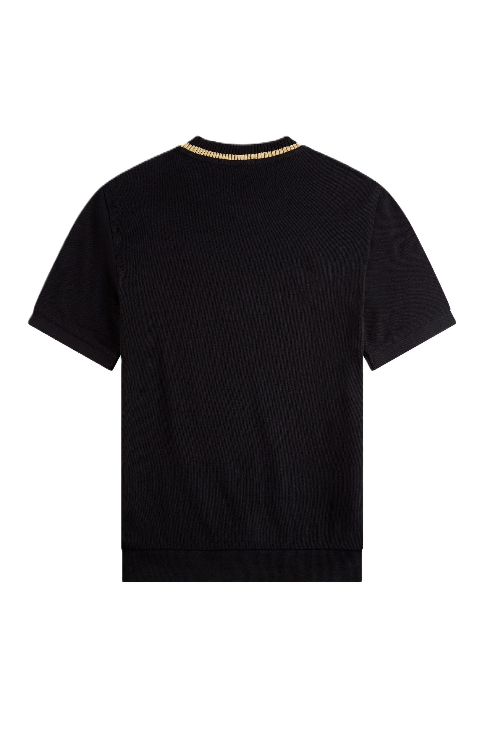 Fred Perry CN Pique SS Tee Black
