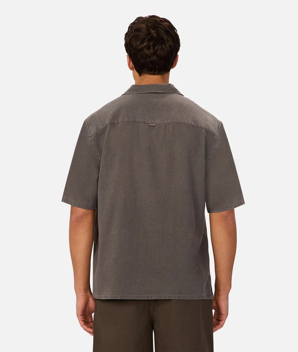 Industrie The Washed Marbella SS Shirt Gunmetal