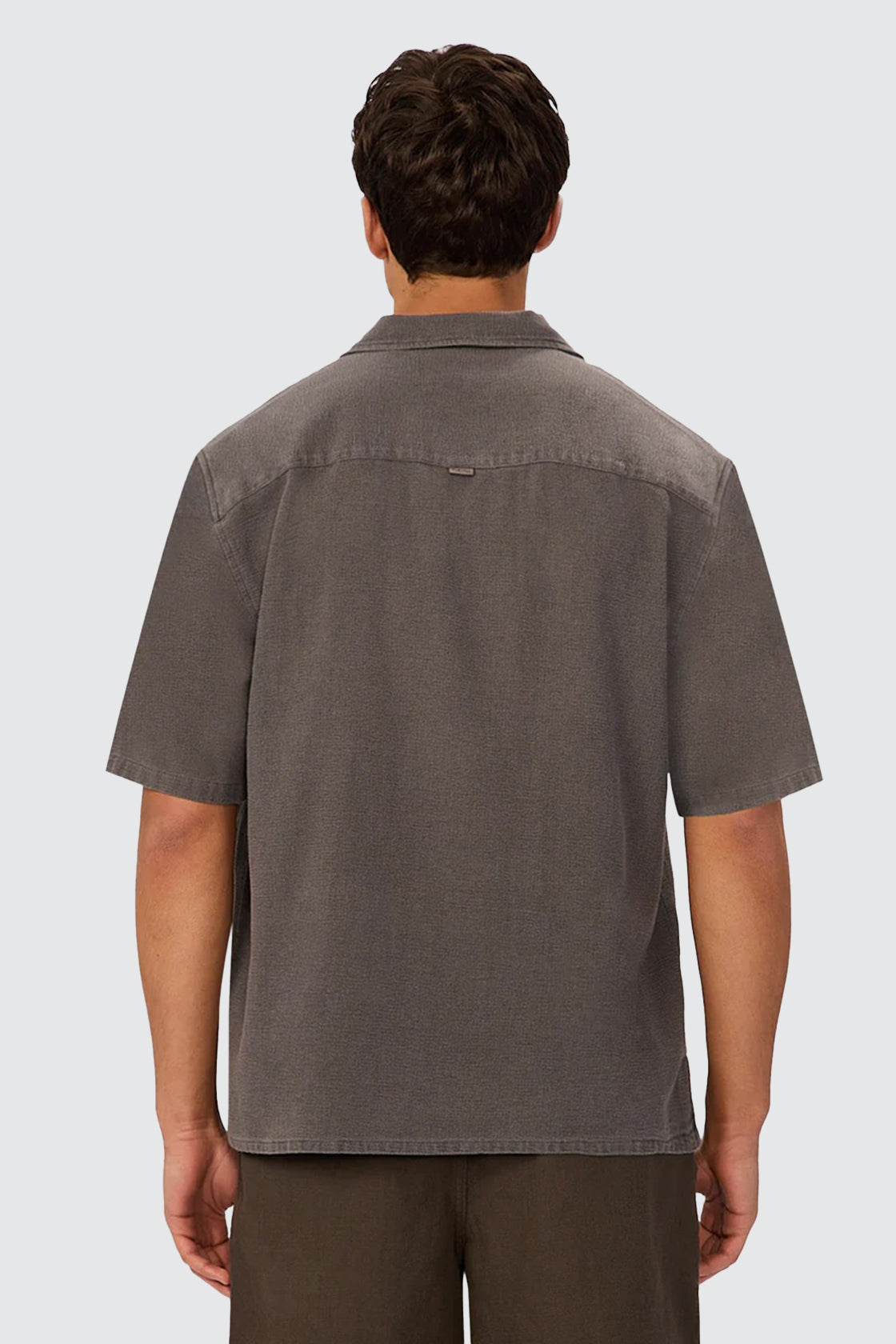 Industrie The Washed Marbella SS Shirt Gunmetal