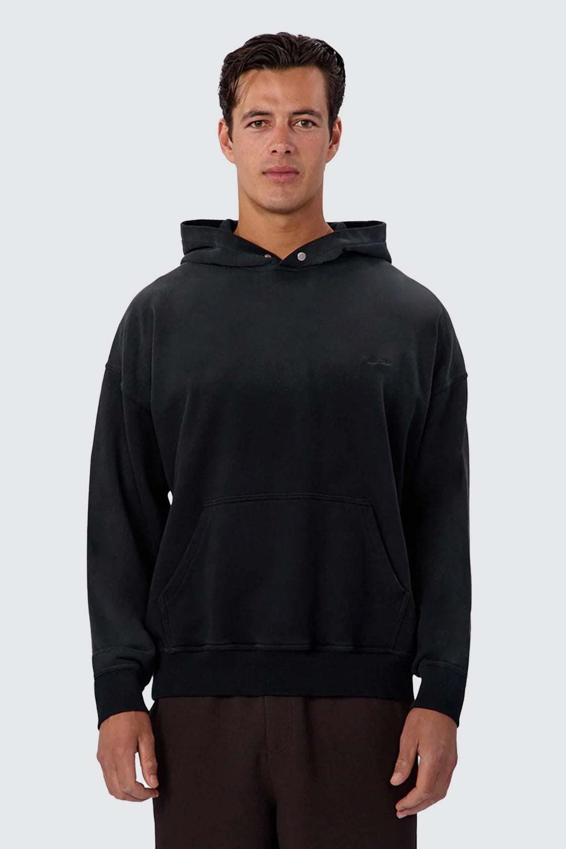 Industrie The Sandblast Hoodie Washed Black
