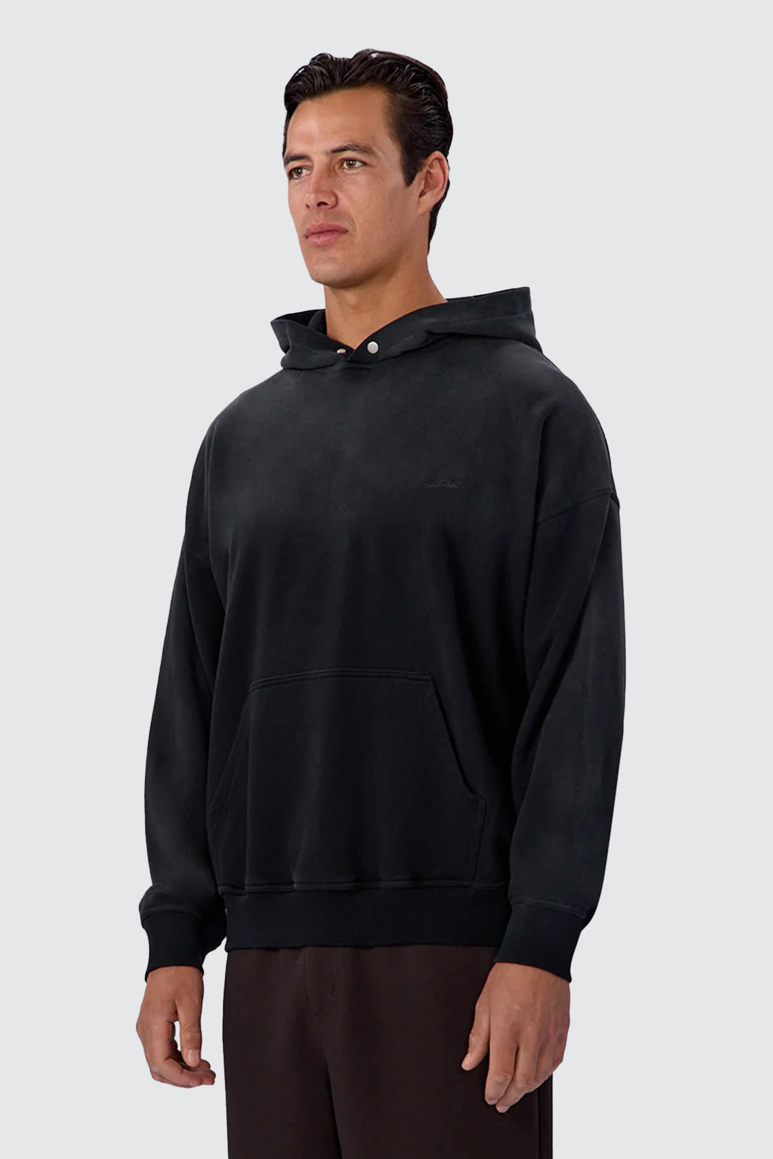 Industrie The Sandblast Hoodie Washed Black