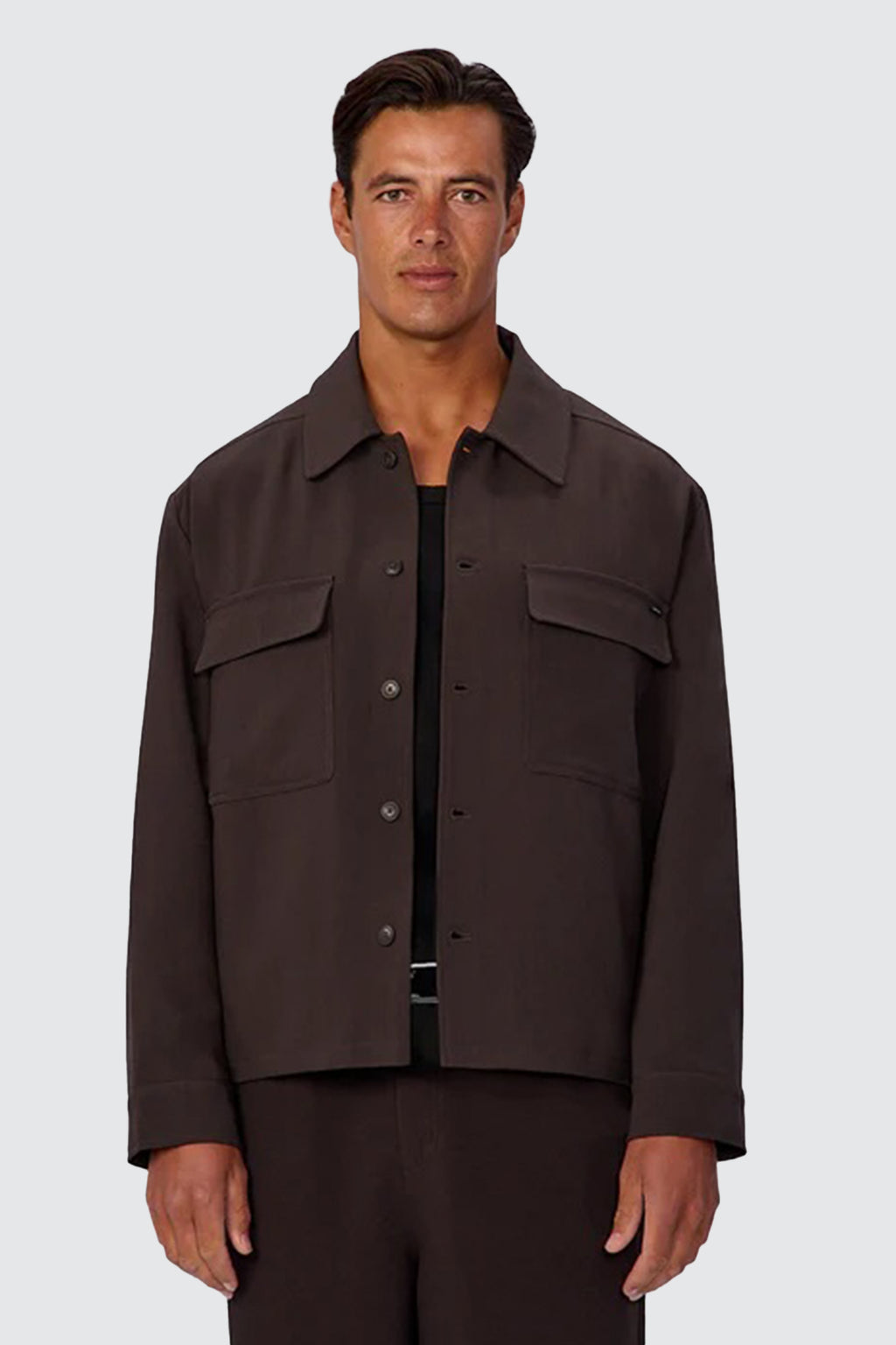 Industrie The Light Weight Lusso Jacket Dark Aubergine
