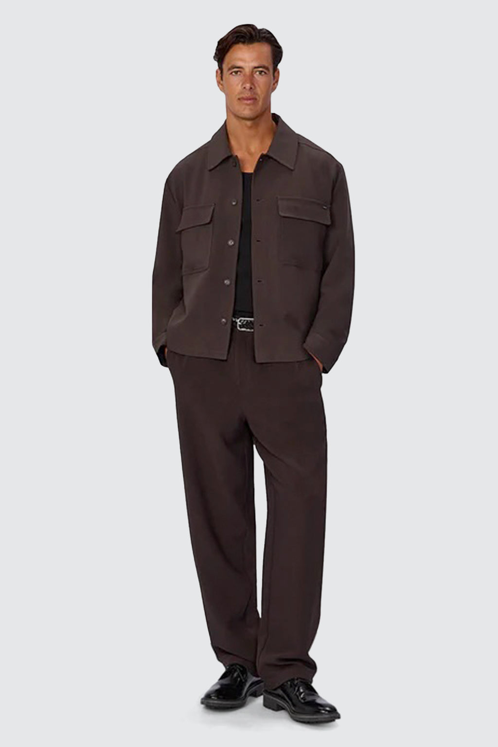 Industrie The Light Weight Lusso Jacket Dark Aubergine