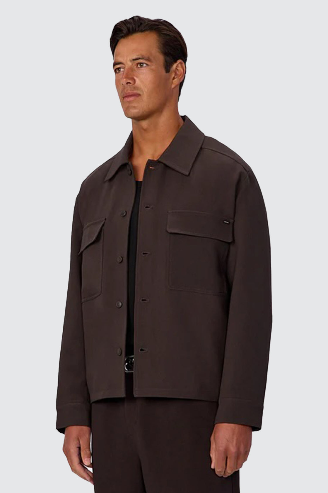 Industrie The Light Weight Lusso Jacket Dark Aubergine