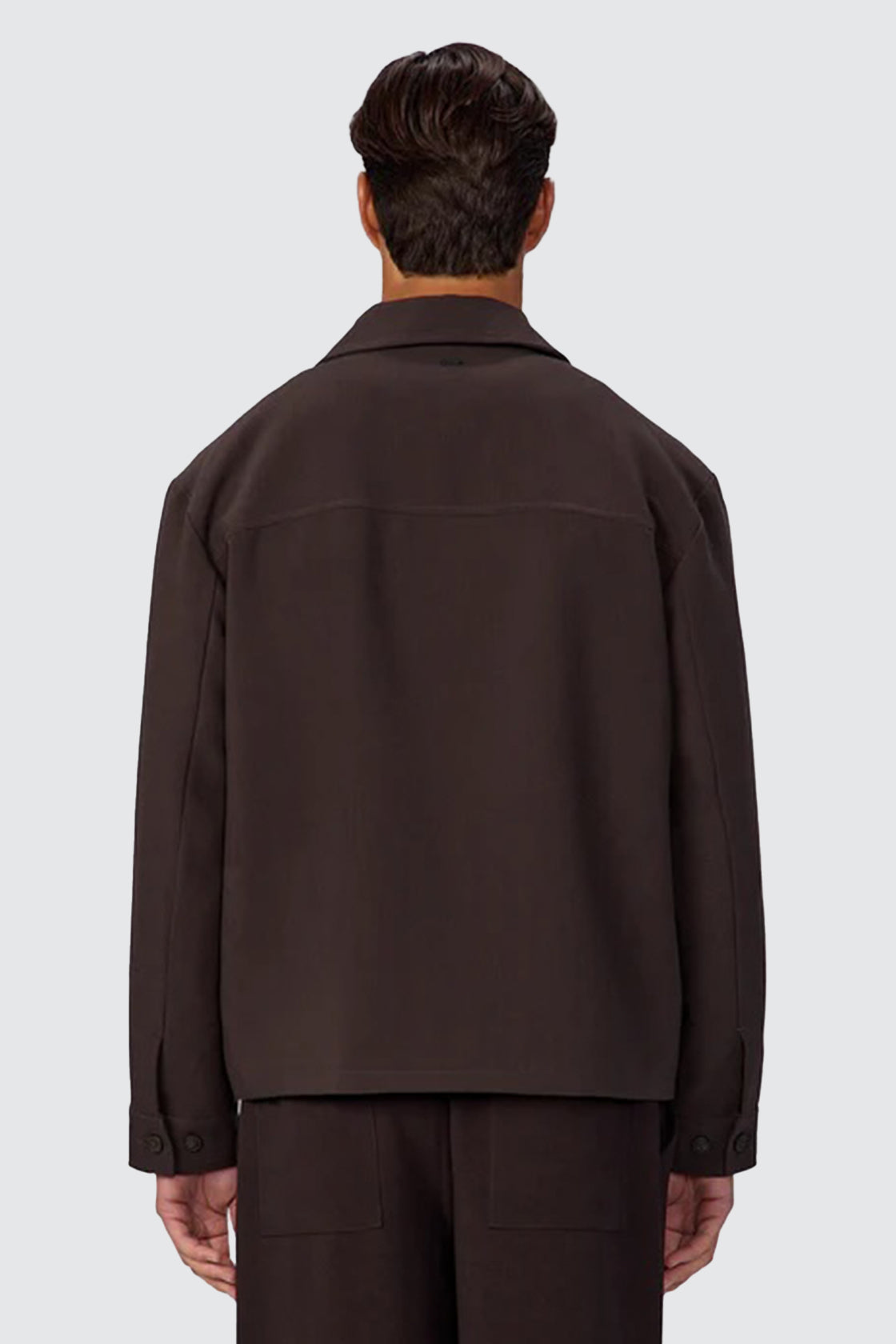 Industrie The Light Weight Lusso Jacket Dark Aubergine