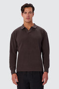 Industrie The New England Polo Knit New Brown