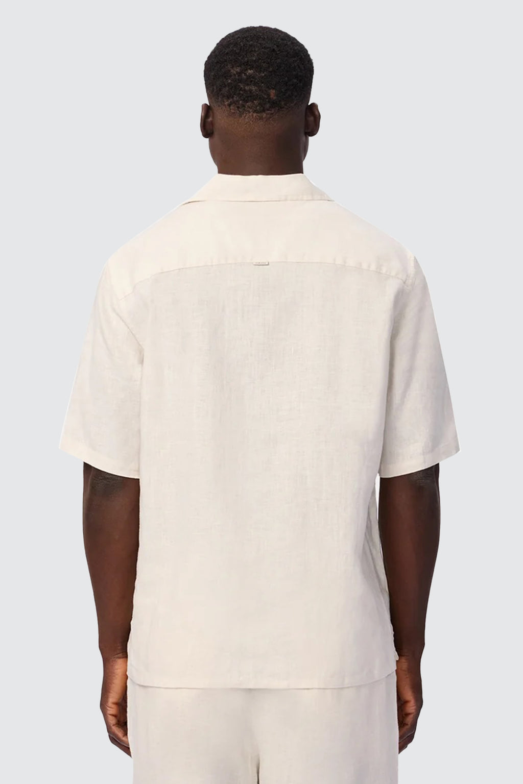 Industrie The Lusso Linen SS Shirt Coconut
