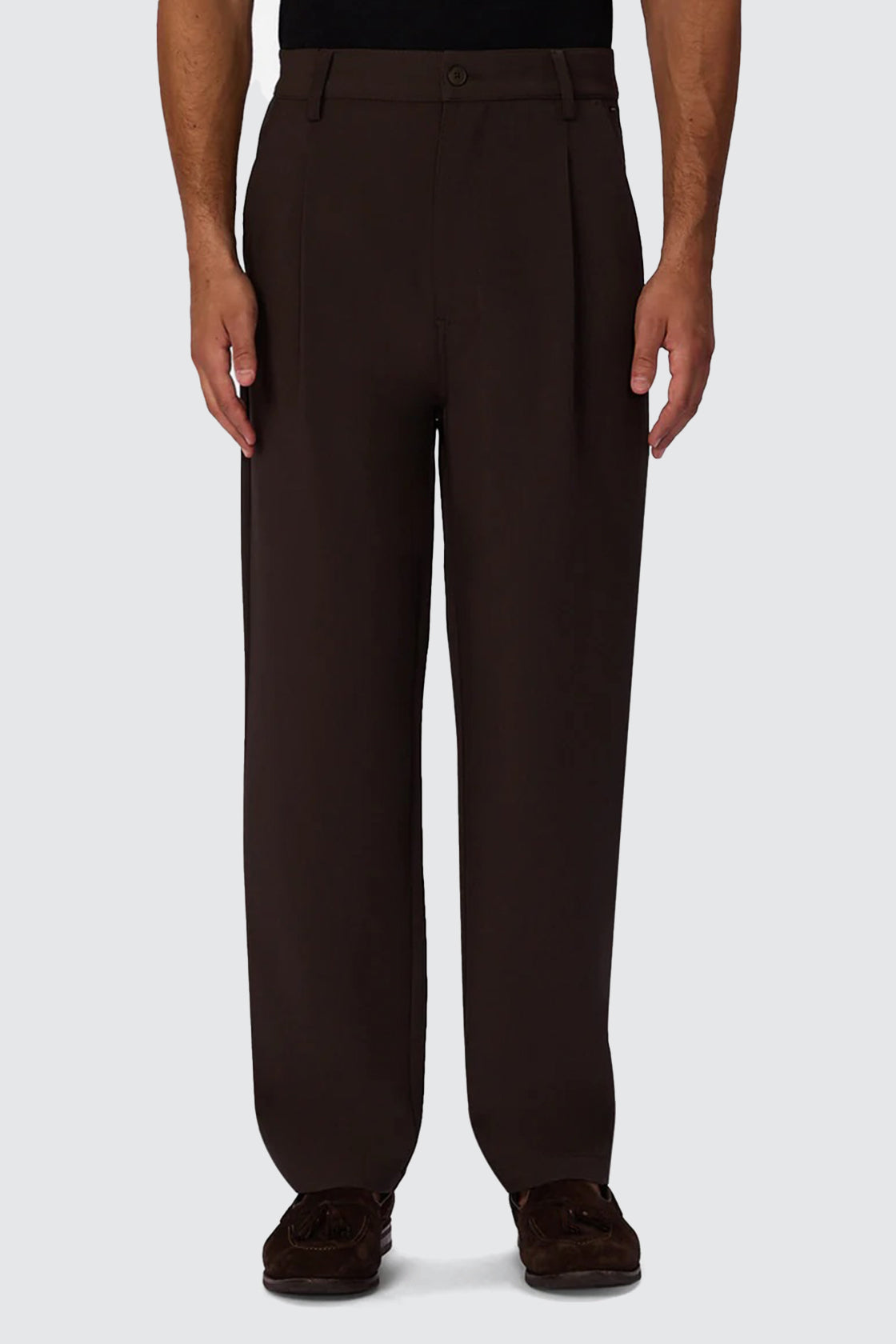 Industrie The Light Weight Classic Fit Lusso Pant Dark Aubergine