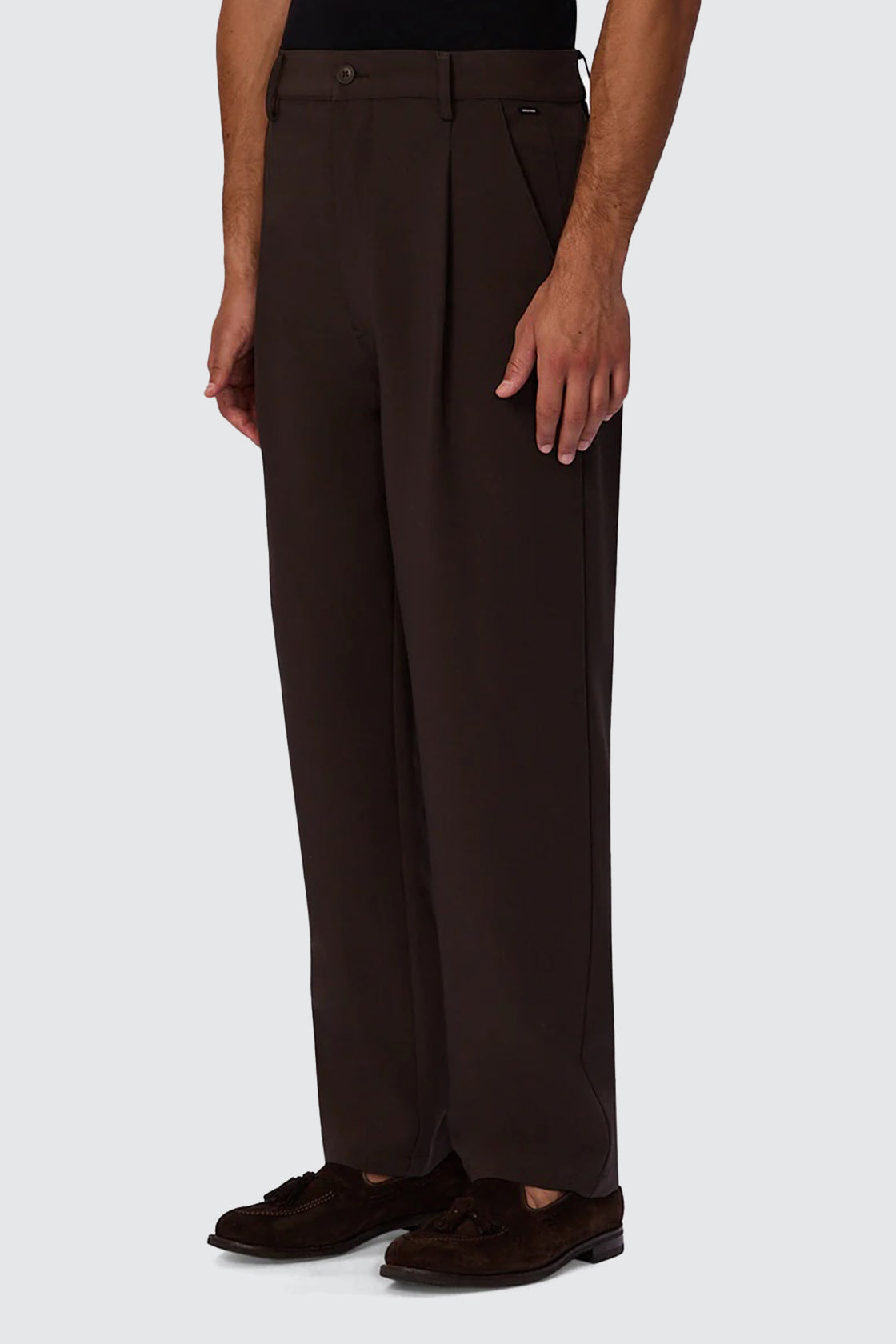 Industrie The Light Weight Classic Fit Lusso Pant Dark Aubergine
