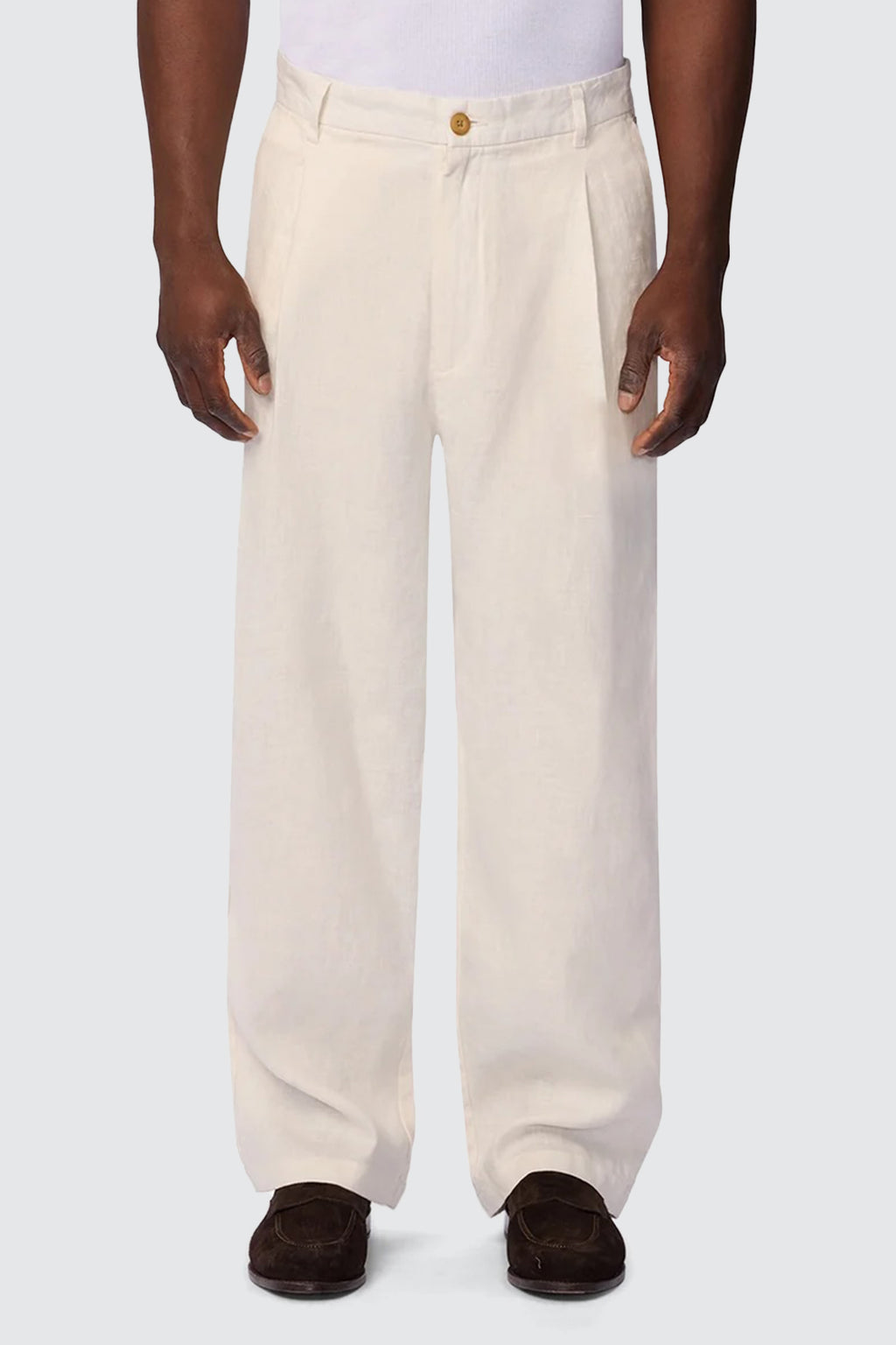 Industrie The Lusso Linen Pant II Coconut