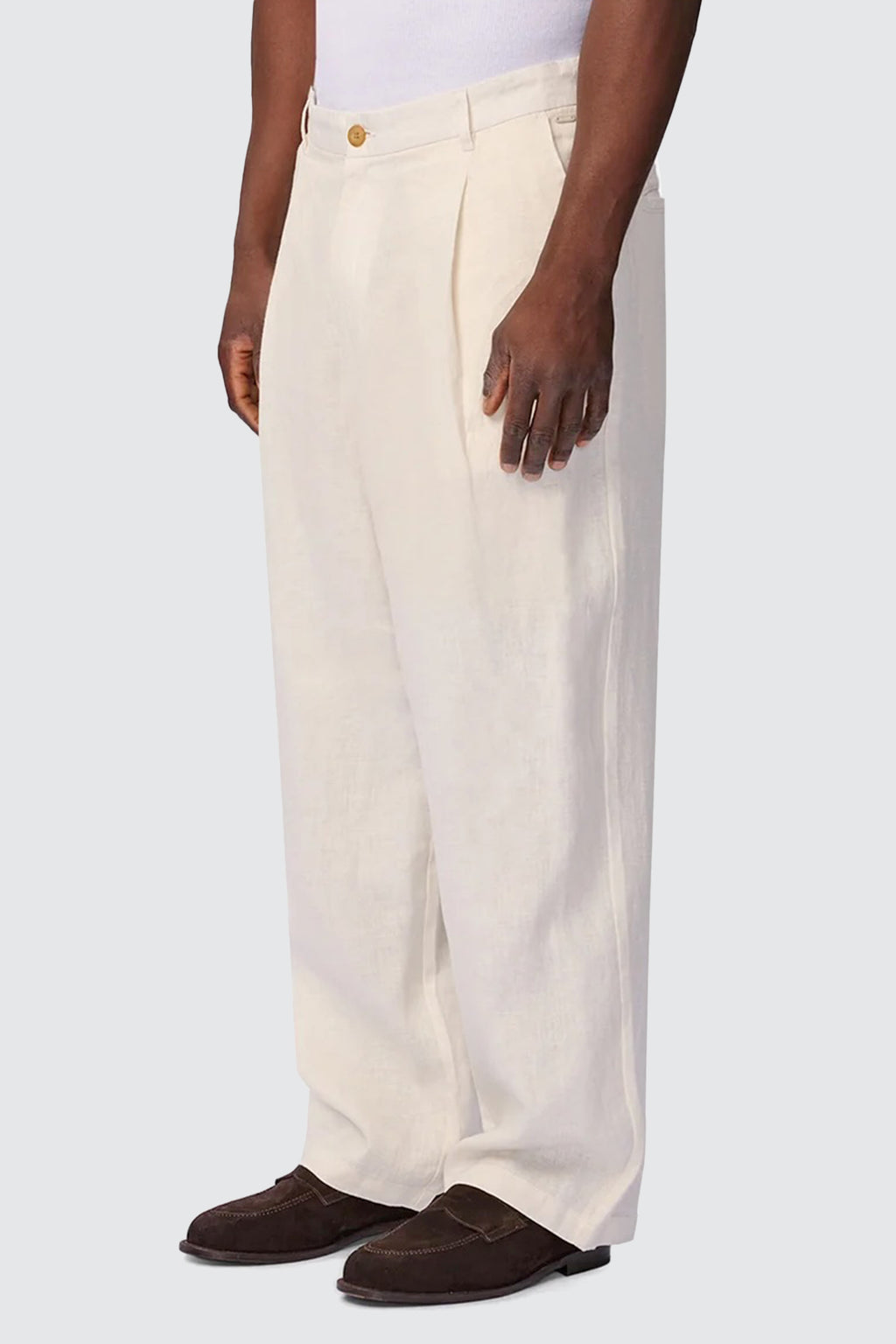 Industrie The Lusso Linen Pant II Coconut