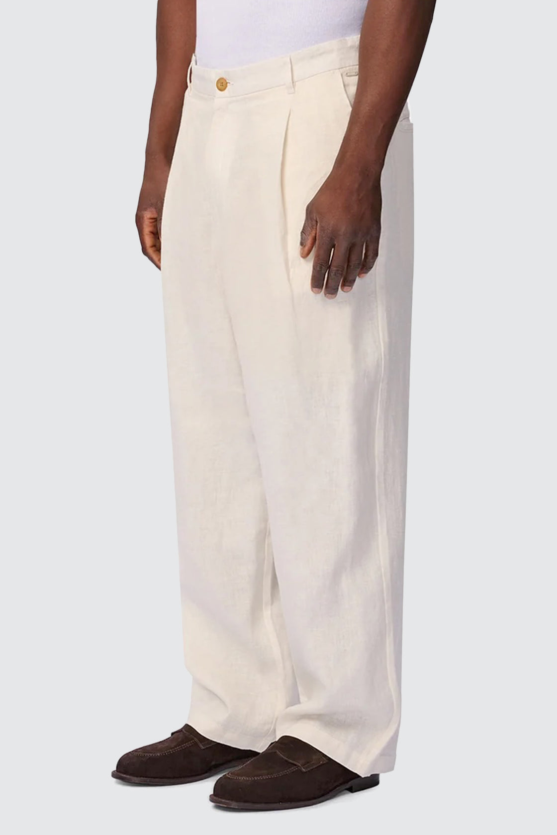 Industrie The Lusso Linen Pant II Coconut