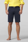 Meyer B-Palma Chino Bermuda Shorts Navy