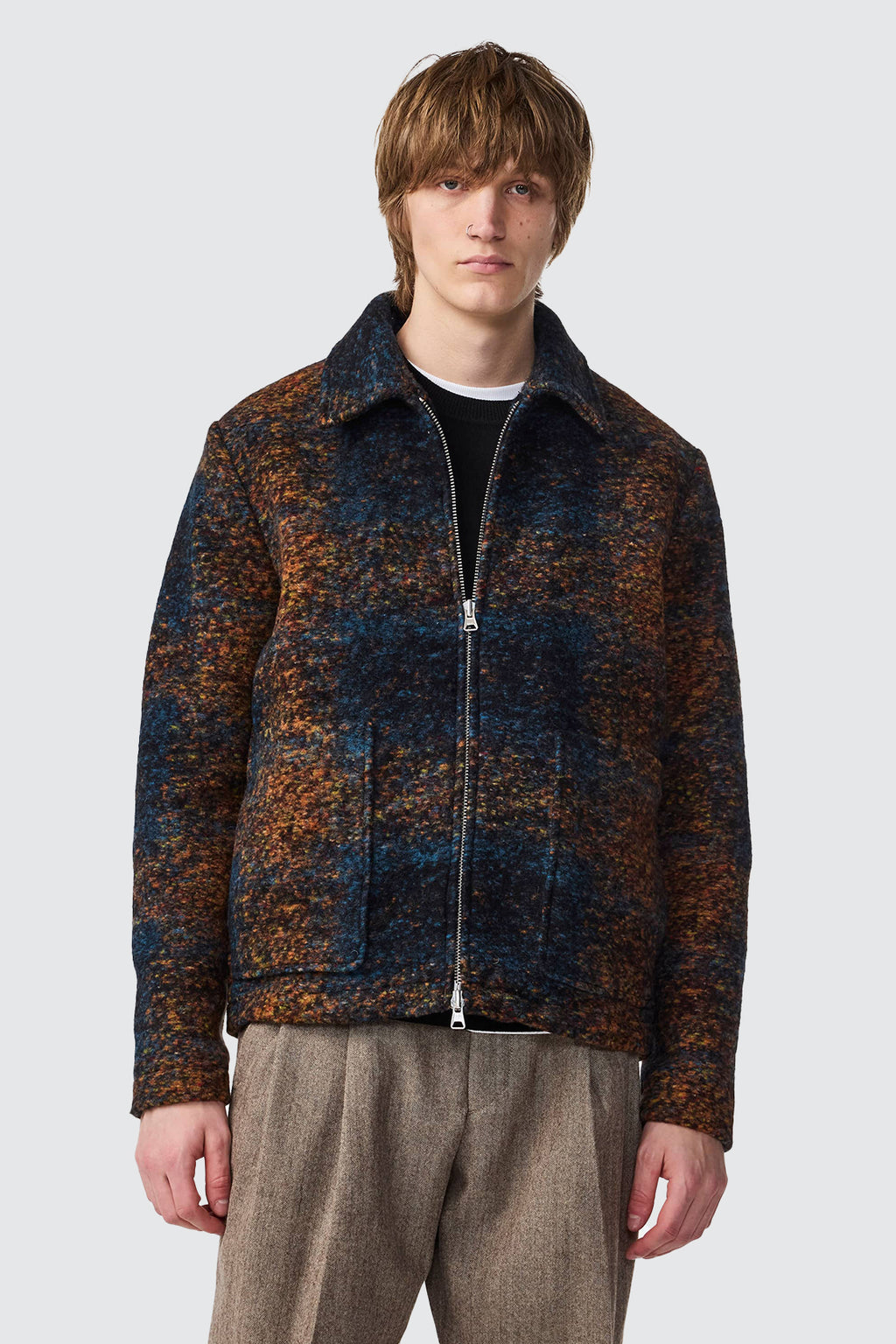 NN07 Gael 8267 Heavyweight Jacket Blue Multi