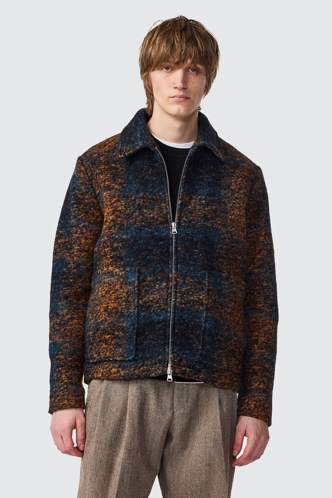 NN07 Gael 8267 Heavyweight Jacket Blue Multi