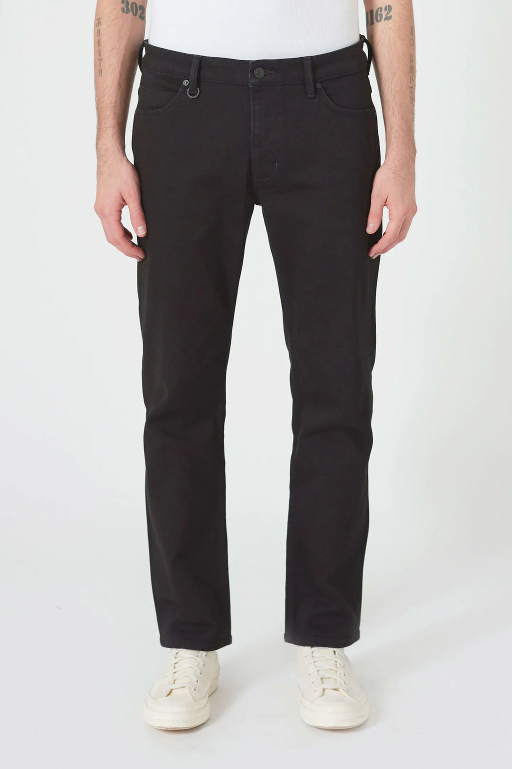 Neuw Lou Straight Perfecto Jean 32L Black