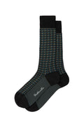 Pantherella Randolph Jacquard Sock Dark Grey Mix