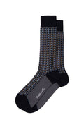 Pantherella Randolph Jacquard Sock Navy