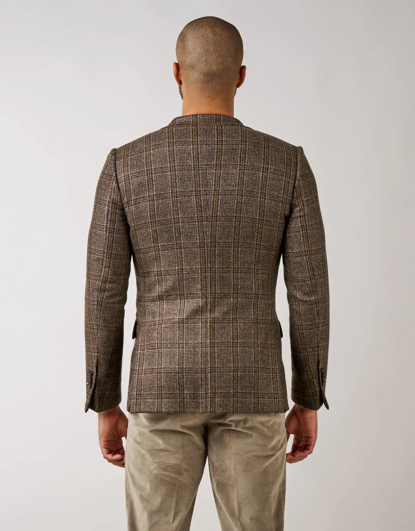 Rembrandt Hawker Check Blazer Brown