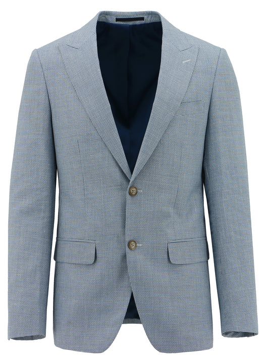 Routleys AE Suit Light Blue Check