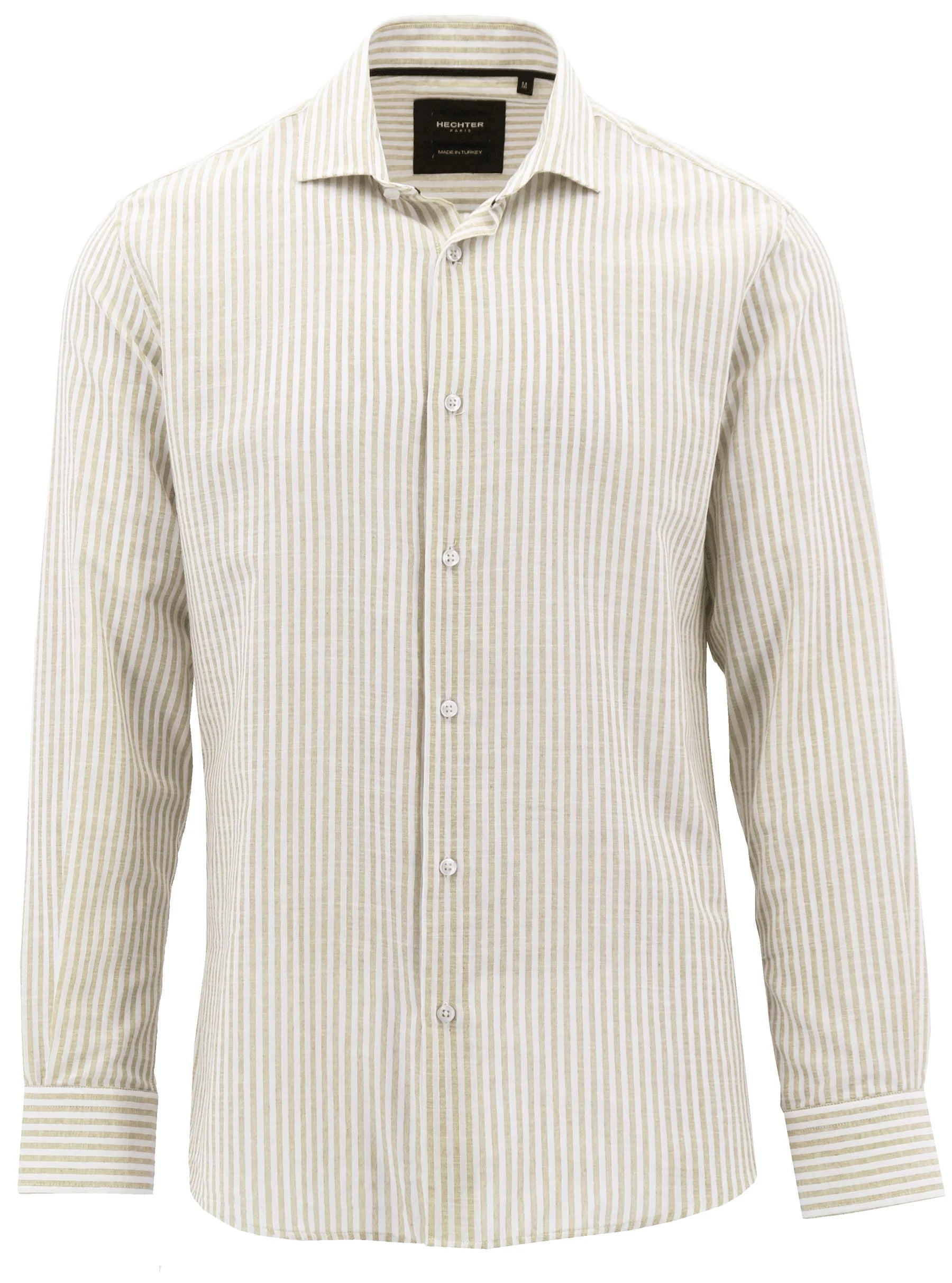 Daniel Hechter Sel BD LS Shirt Tan