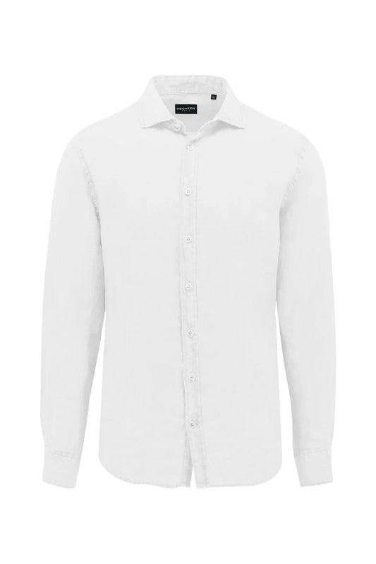 Daniel Hechter Casual Linen Shirt White