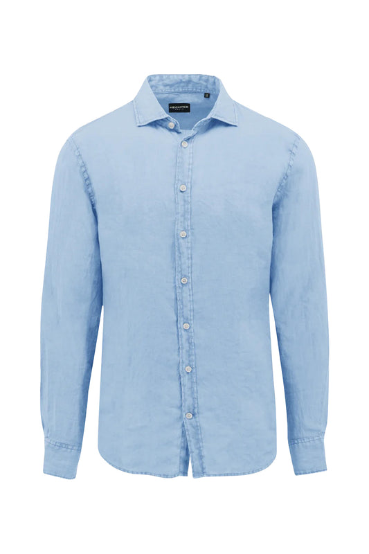 Daniel Hechter Casual Linen Shirt Blue