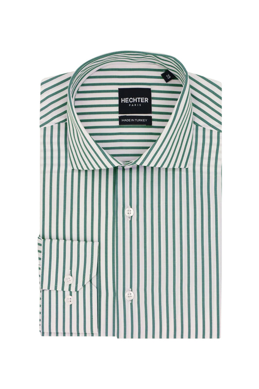 Daniel Hechter Jacque Stripe Business Shirt Green