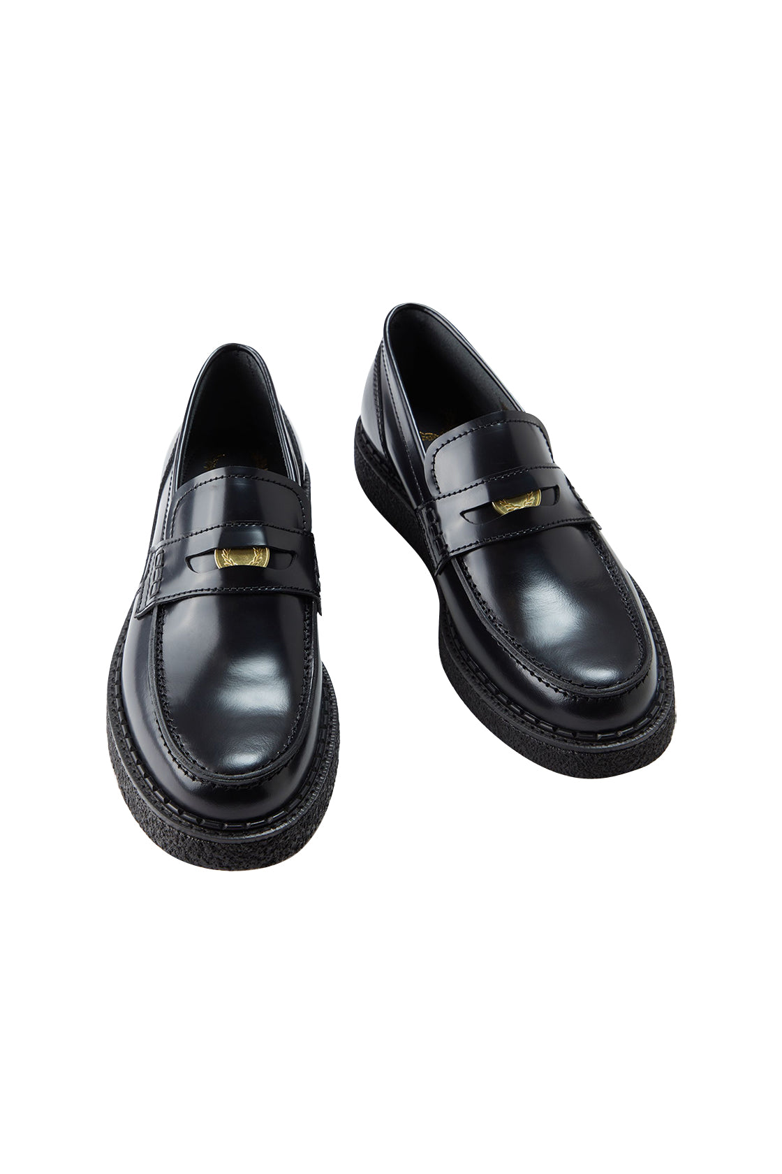 Fred Perry GC X FP Penny Loafer Lea Black
