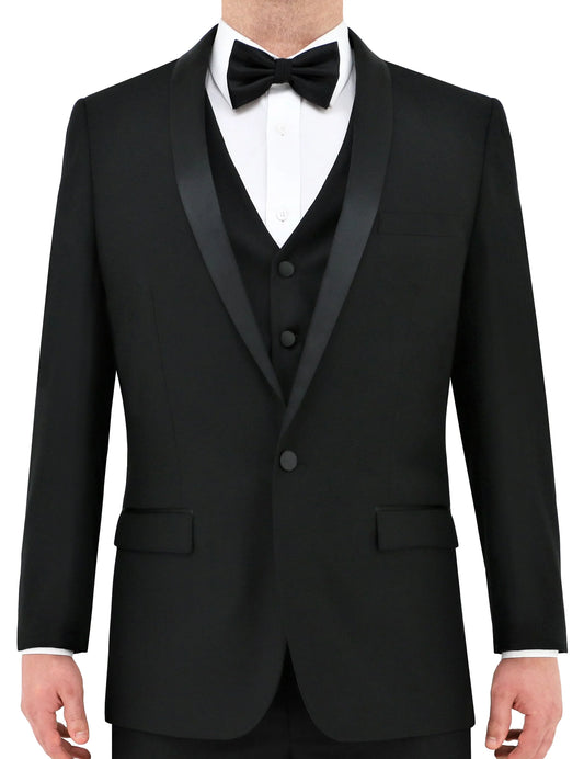 Routleys Shawl Dinner Jacket Black