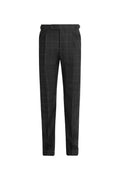 Routleys E Check Flannel Trouser Dark Green