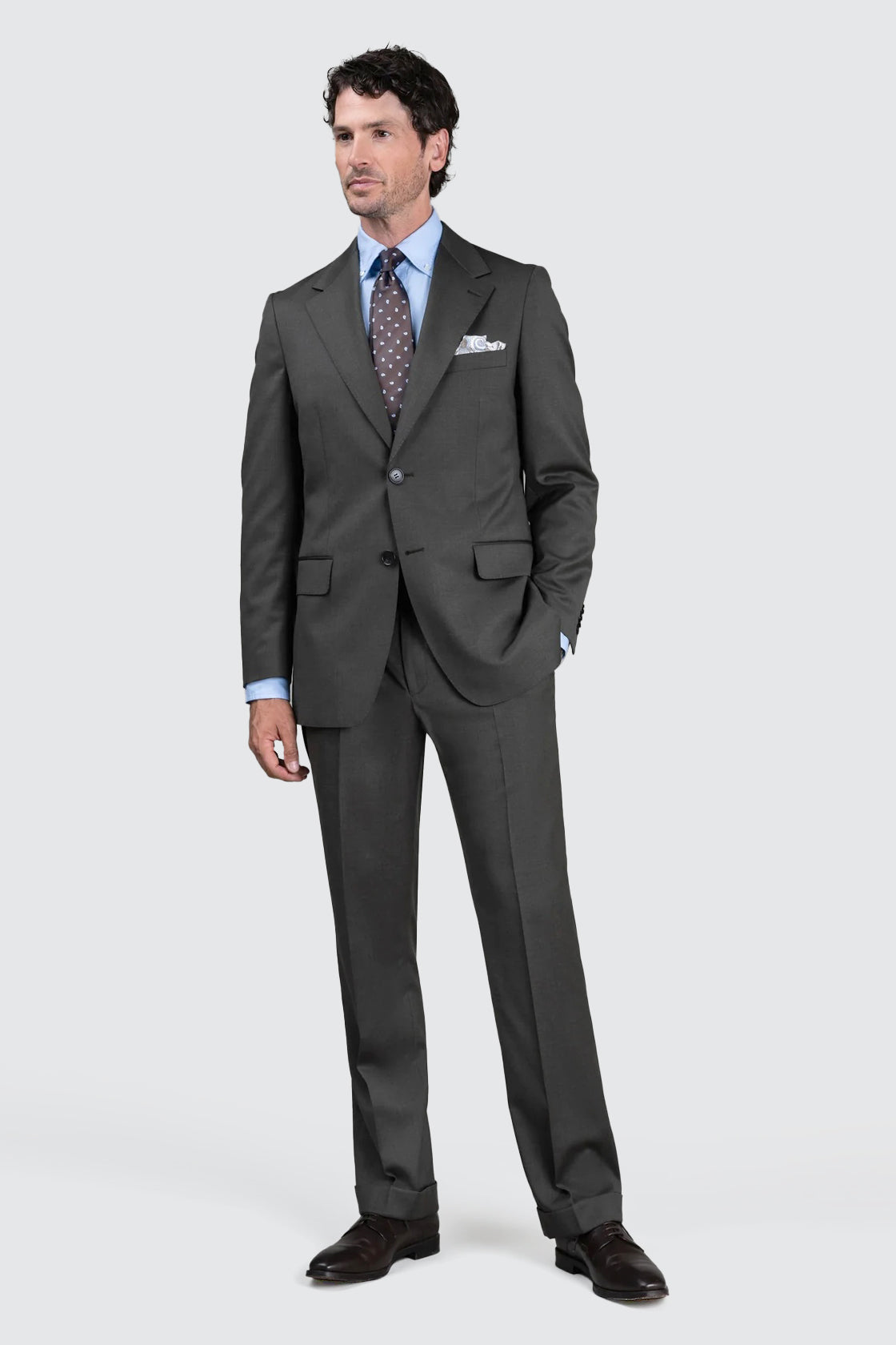 Routleys C Twill Suit Jacket Green