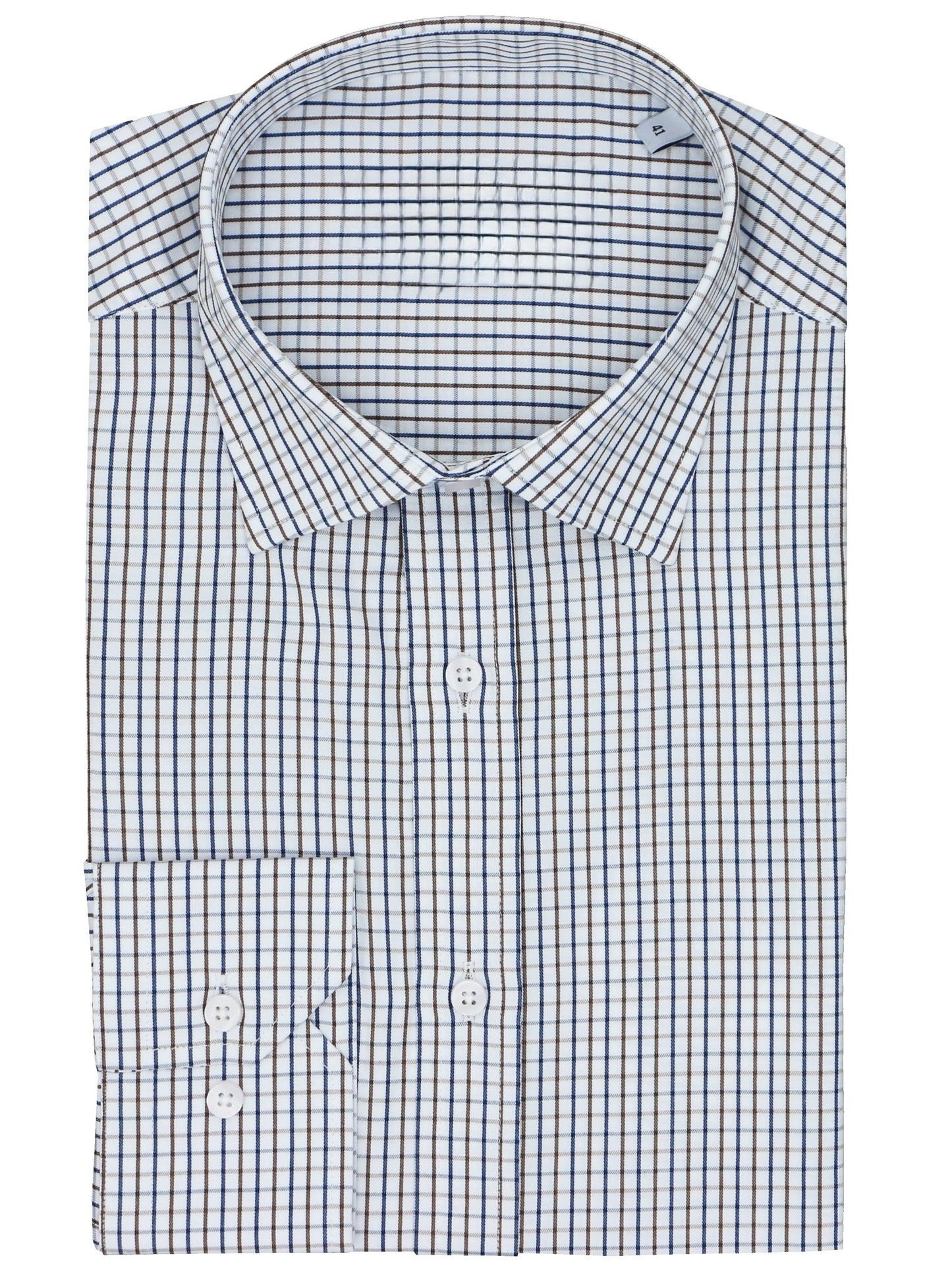 Daniel Hechter LS Shirt Brn/Blue