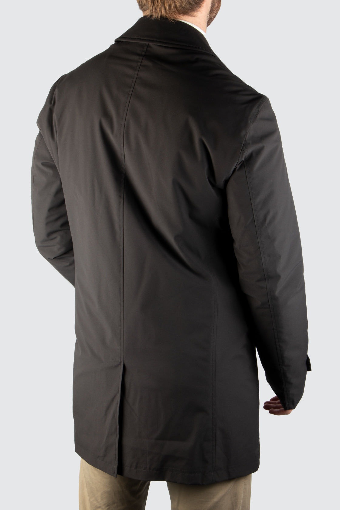 Bugatti Zip Out Lining Overcoat Black