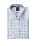 Abelard Classic Single Cuff Ragnatela Shirt Deep Sky