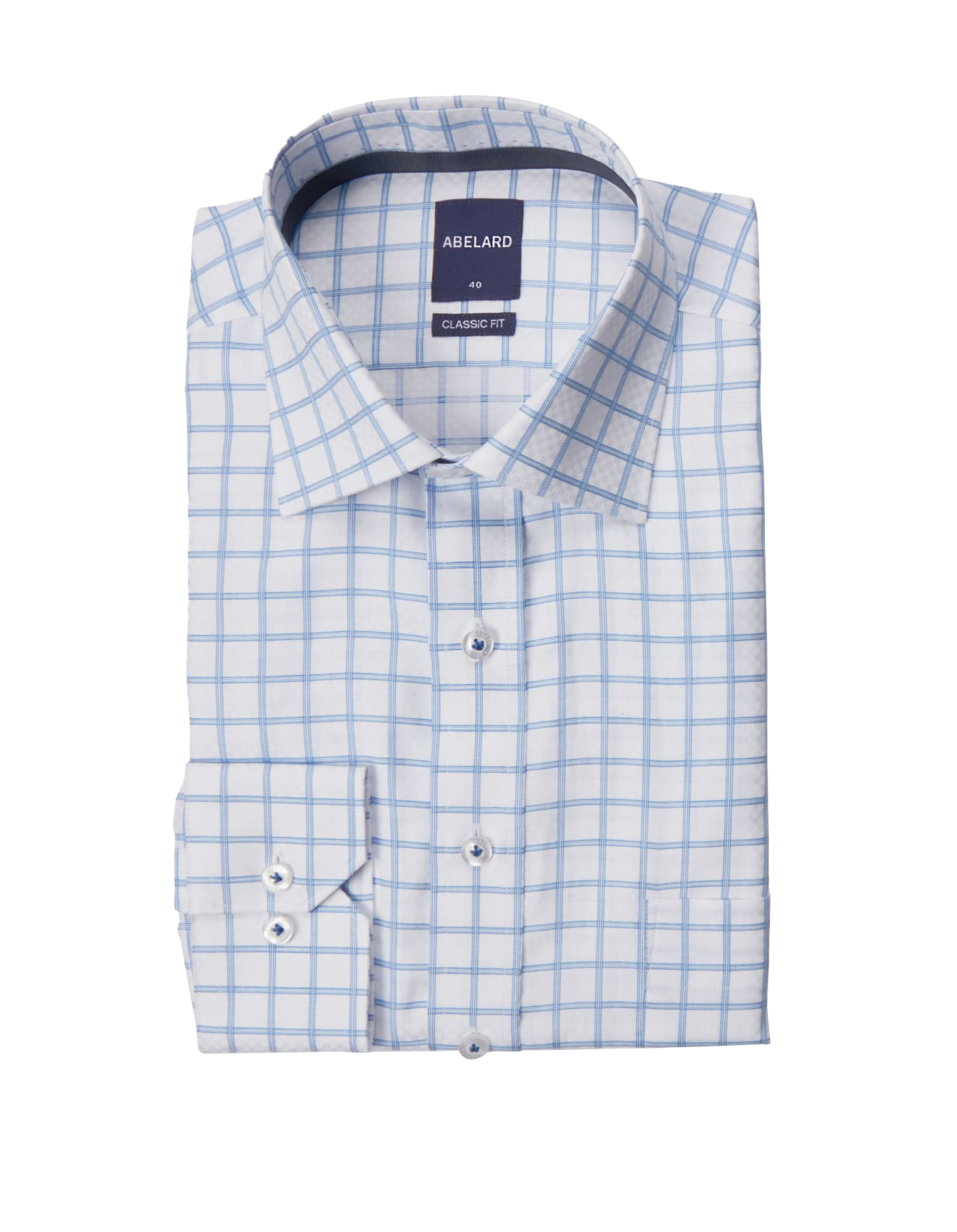 Abelard Classic Single Cuff Ragnatela Shirt Deep Sky