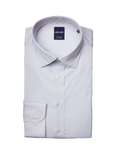 Abelard Classic Single Cuff Stripe Shirt Sky/Pink