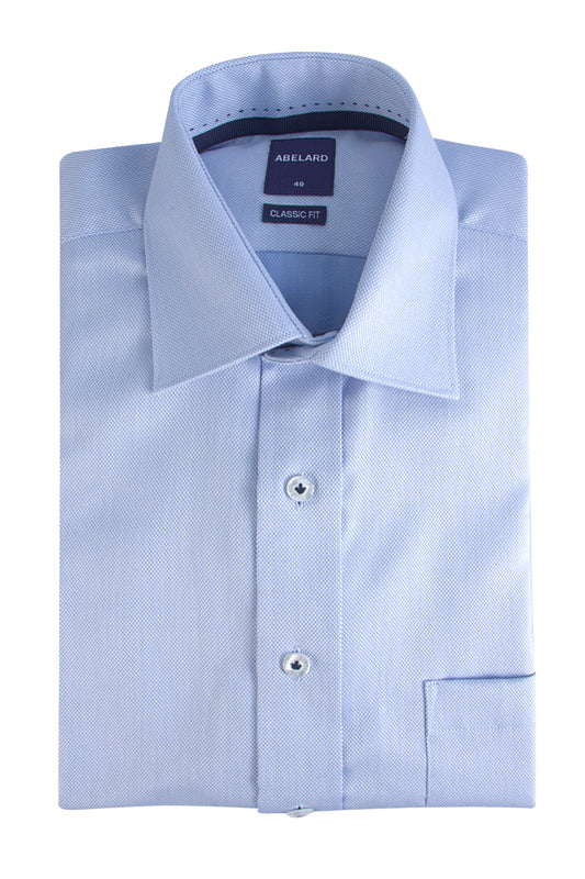 Abelard Lago Dobby SC Classic Fit Shirt Sky