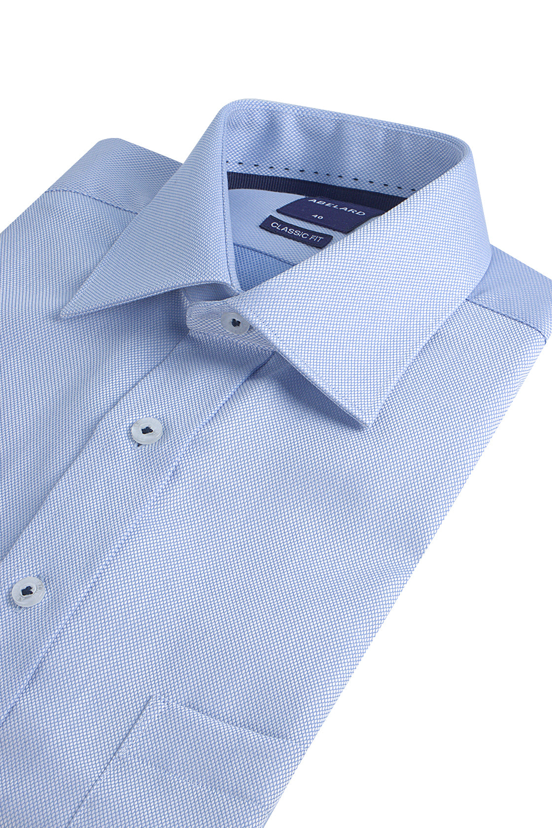 Abelard Lago Dobby SC Classic Fit Shirt Sky