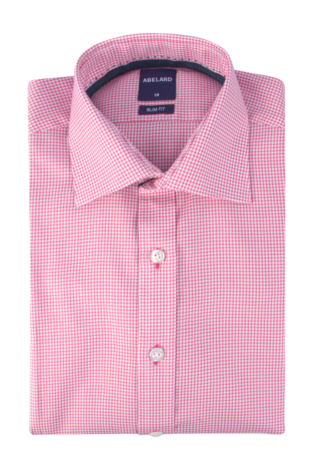 Abelard Mastiff Tooth Slim Shirt Fuchsia