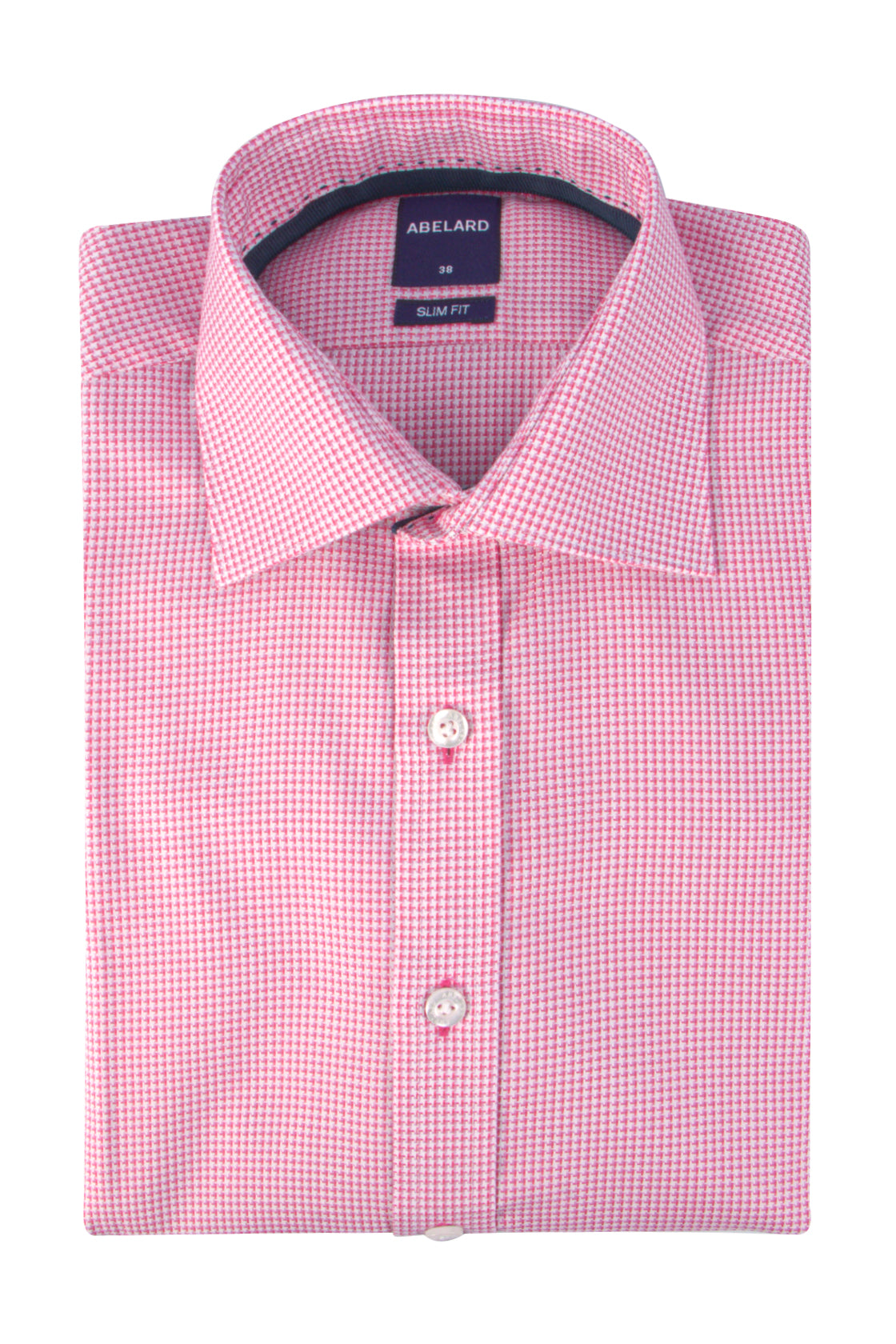 Abelard Mastiff Tooth Slim Shirt Fuchsia