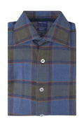 Abelard Sardinia Check Slim Shirt Orange Multi
